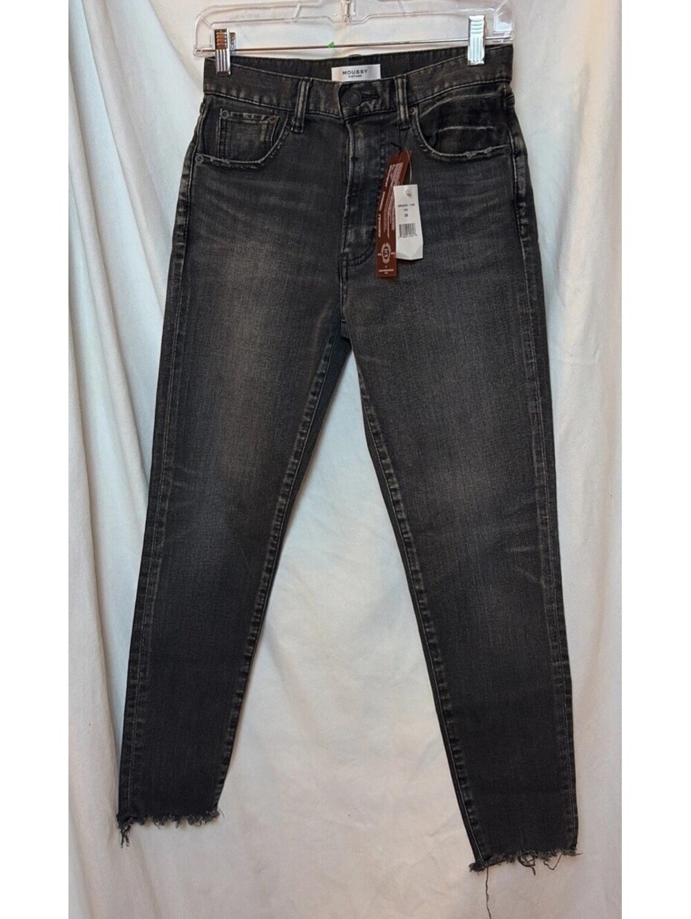 NWT MOUSSY VINTAGE Women’s Skinny Stretch Jeans Lt Black 26